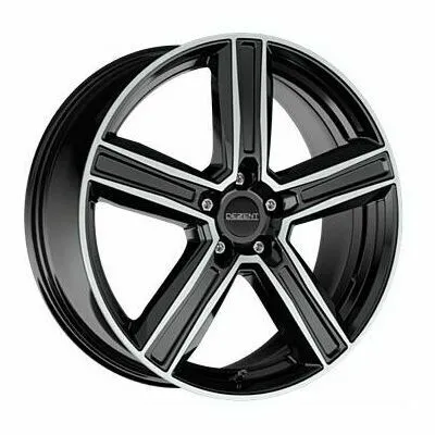 Dezent KG Dark (Liscio, Nero) 7.5x17 ET43 5x112 66.6 Professionale