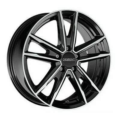 Dezent KF Dark (Liscio, Nero) 7x16 ET52 5x112 66.6 Super Prezzo