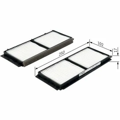 BOSCH 1 987 432 209 Filtro, Aria Abitacolo Prezzo Basso